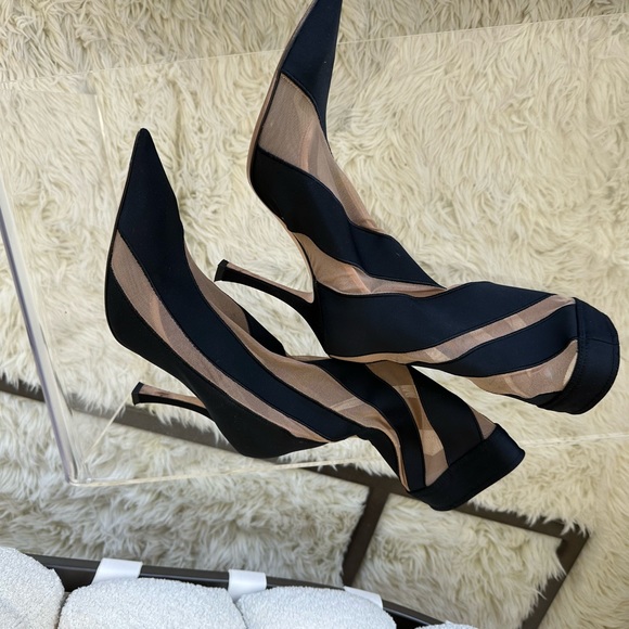 JIMMY CHOO X MUGLER sock ankle boots limited edition - Picture 4 of 7